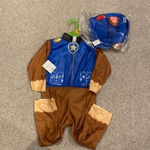 Paw Patrol Chase Costume, 4T (NWT)